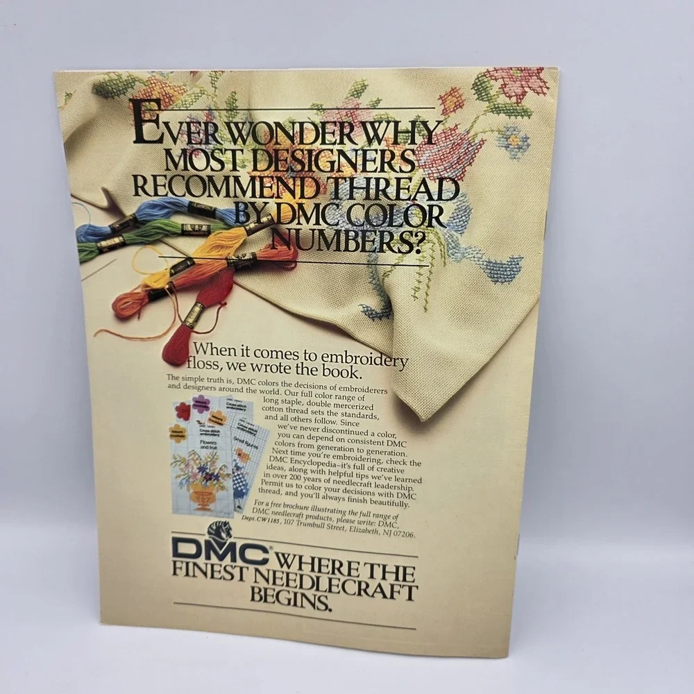 Cross Stitch & Country Crafts Premiere Issue  1985 Magazine 23 Projects
